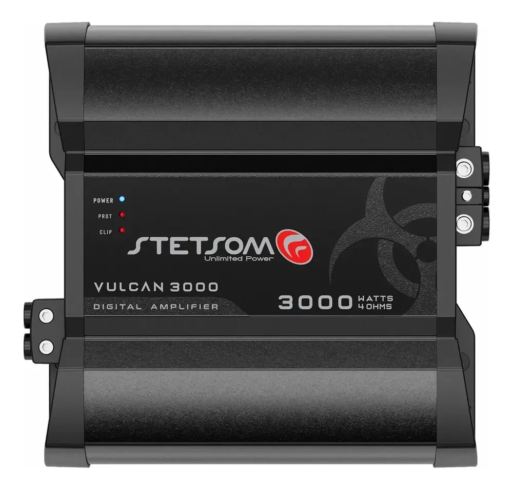 Módulo Amplificador Digital Stetsom Vulcan 3000w 1c 4ohms Preto 4