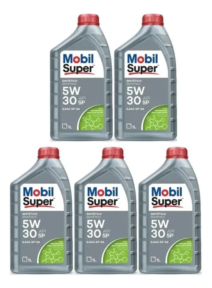 Kit 5 Litros Oleo Mobil 5w30 Api Gf6a Sin Super 2020 A 2020