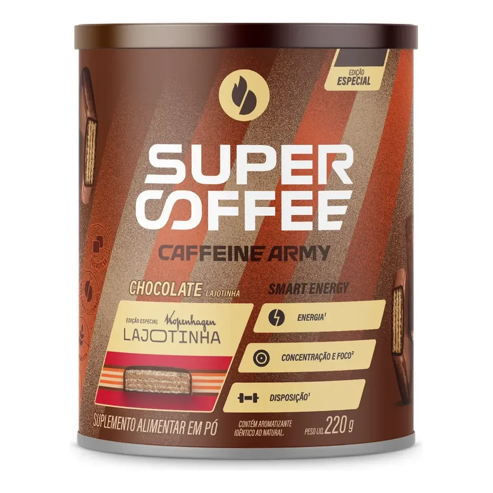 Supercoffee Lajotinha Classic Size 220g Caffeine Army Chocolate