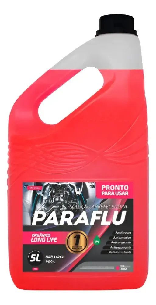 Aditivo Radiador Paraflu Pronto Uso Orgânico Rosa 5 Litros