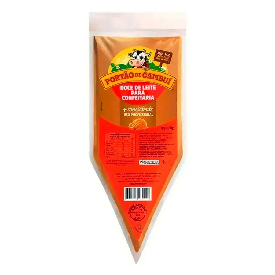 Doce de Leite Pastoso em Bisnaga 1kg PORTÃO DE CAMBUI