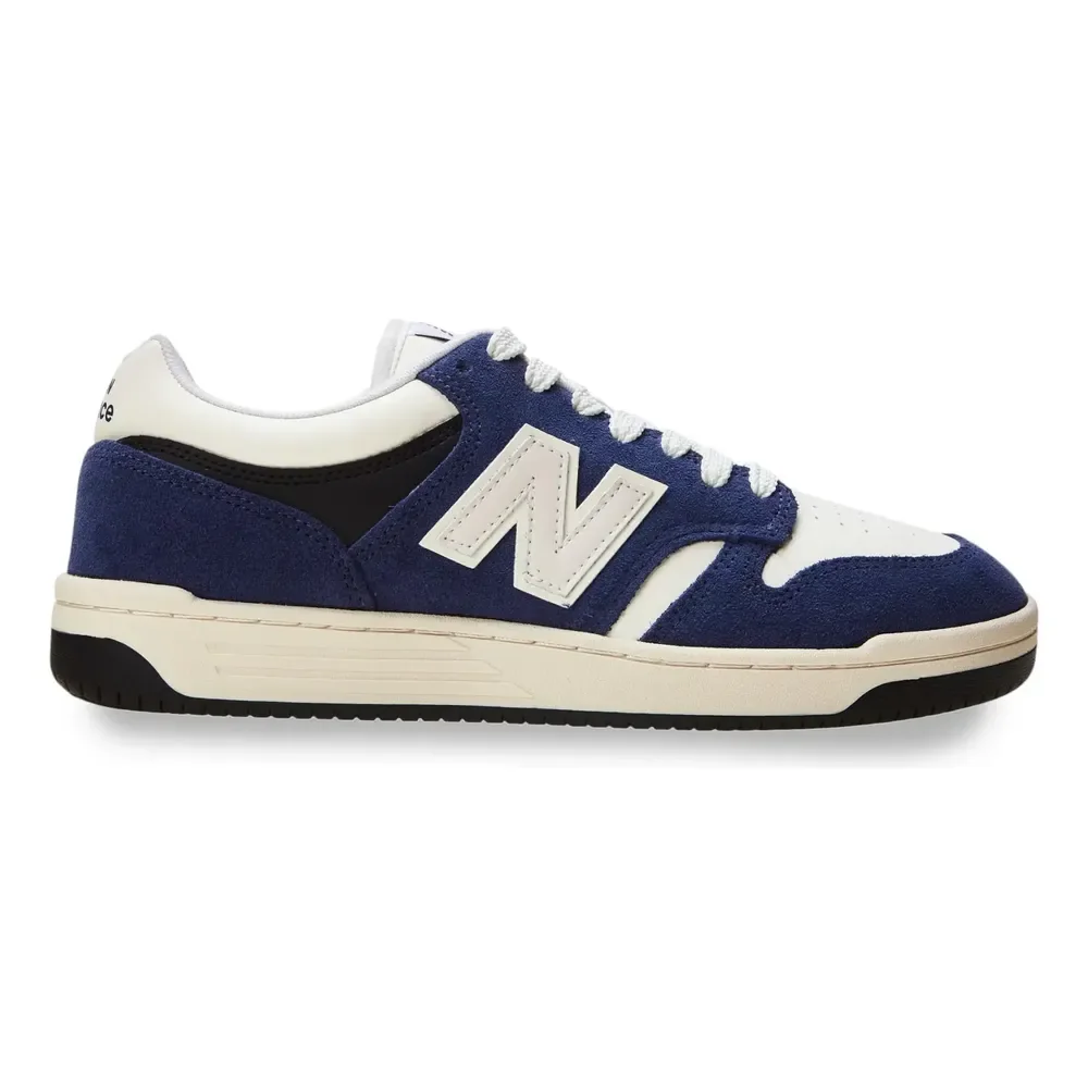 Tênis Casual Masculino E Feminino 480 Low New Balance Marinho Liso 38 Br