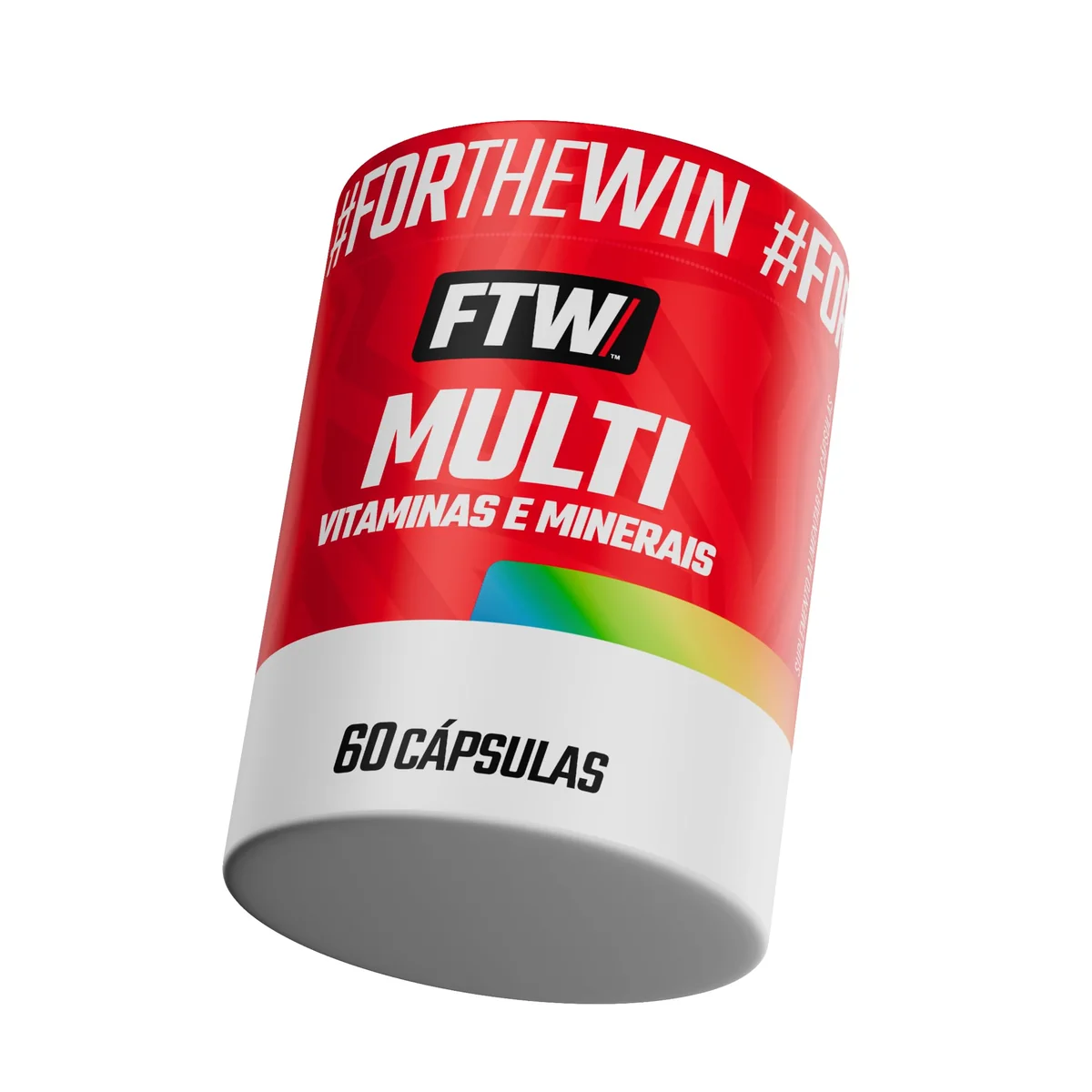 FTW Multi Vitaminas e Minerais com Vitaminas A, C, D, E, Complexo B, Zinco e Selênio, Suplemento Alimentar para Energia, Vitalidade e Bem-Estar (60 Cápsulas)