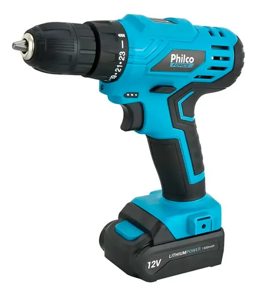 Parafusadeira Philco Force Bivolt 2 em 1 800RPM PPF12