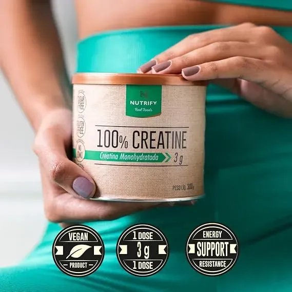 Creatina Nutrify 100% em pó Sem sabor x 300g