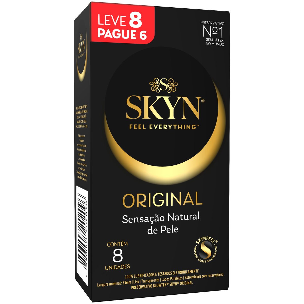 SKYN Preservativo Leve 8 Pague 6 Unidades