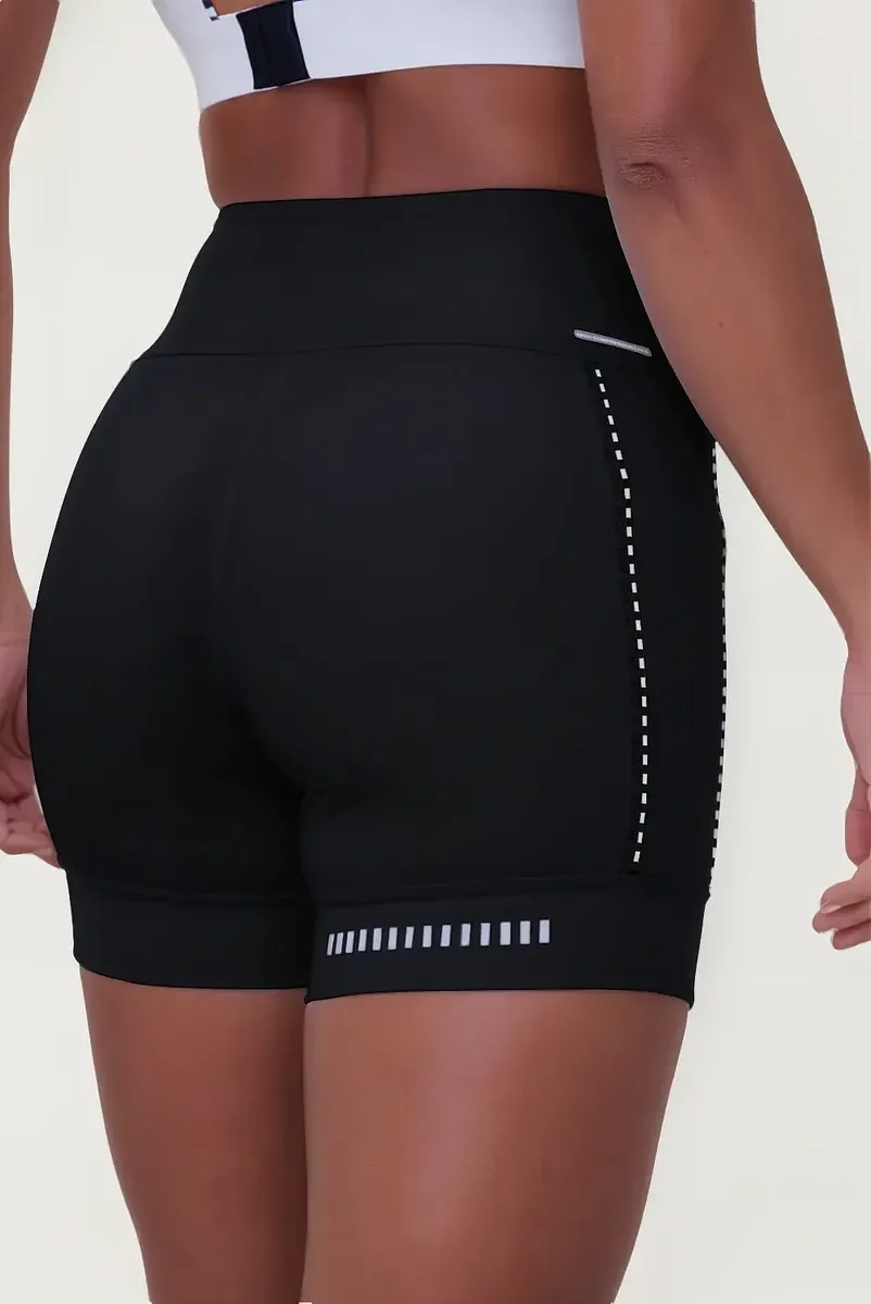 Bermuda Authen Grit Bossa 3 Bolsos 15 Cm Alta Compressão - 8 Cores