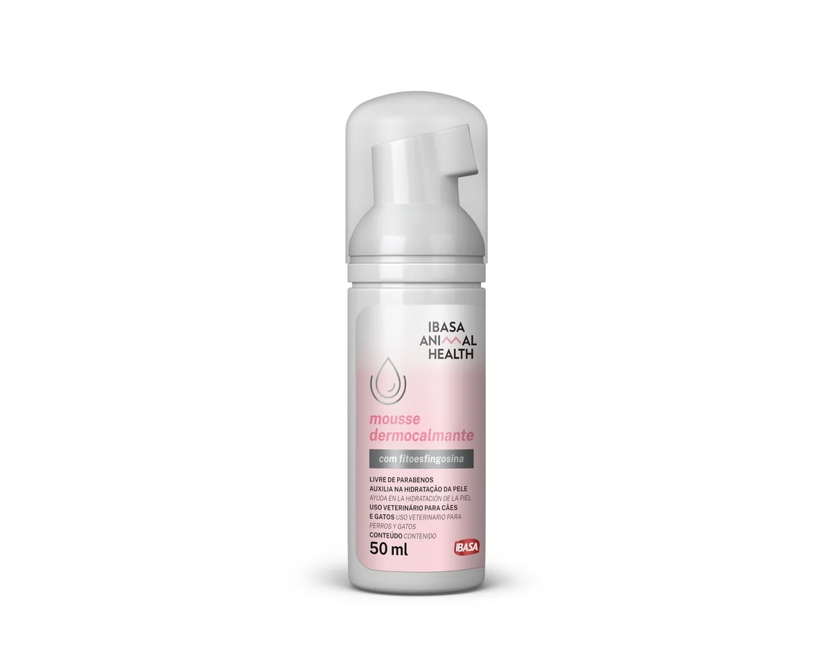 Ibasa Mousse Dermocalmante 50Ml Para Cães