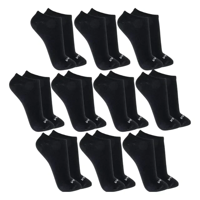 Kit 10 Pares Meias Mash Invisível Esportiva Algodão Original