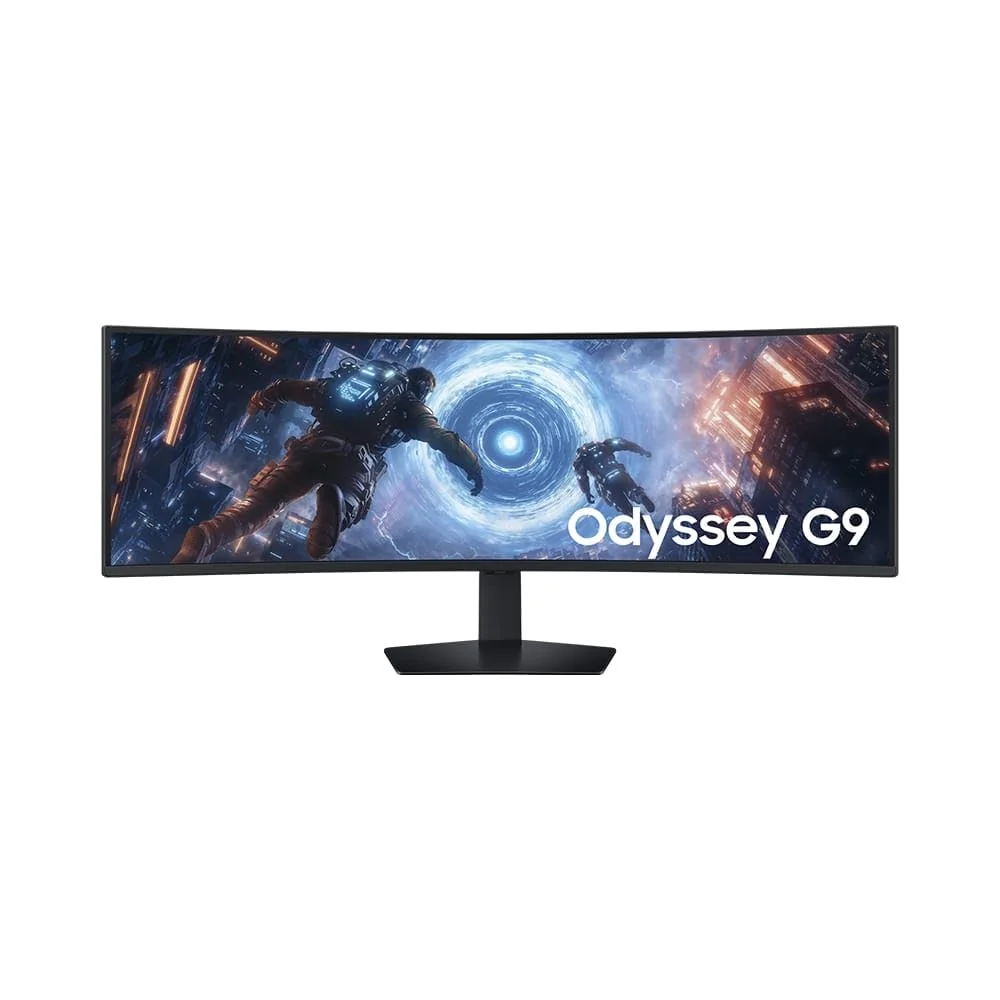 Monitor Samsung Odyssey G9 49", DQHD, 144Hz, 1ms, ajuste de altura, FreeSync Premium Pro, DP, HDMI, USB, preto