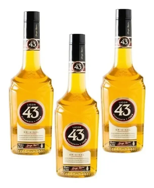 Kit 3 garrafas Licor 43 Tradicional 700ml