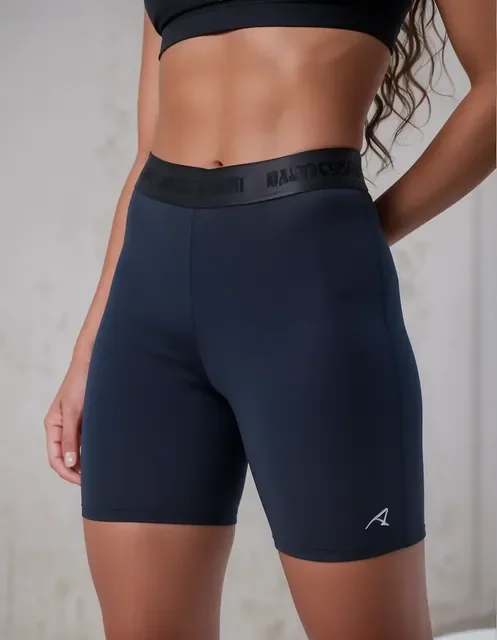 Bermuda Feminina Corrida Fitness Authen Essential 15cm Preta