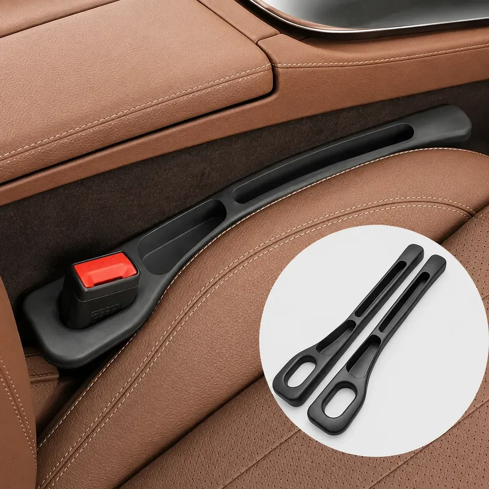 Kit 2 Enchimento Laterais Protetores Assento Banco Carro Preto