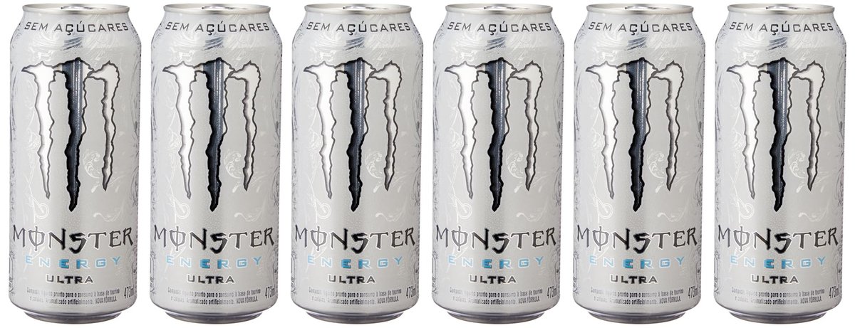 Pack de Monster Ultra 473ml - Unidade 6 unidades