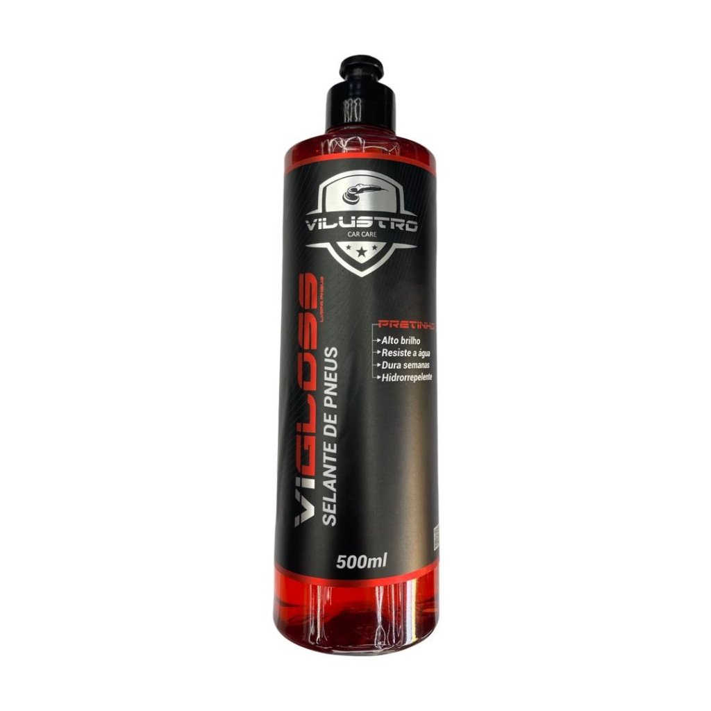 SELANTE PNEU PRETINHO VIGLOSS RESISTE A AGUA - VILUSTRO 500 ML
