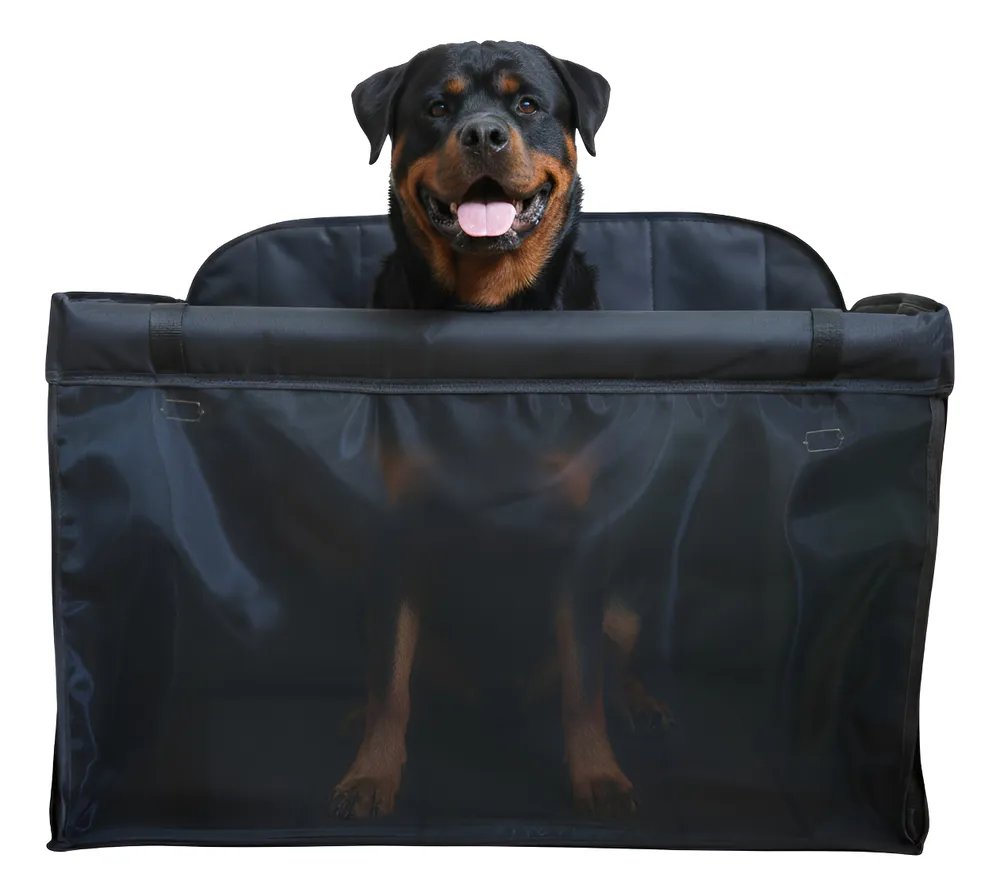 Cadeira Assento Carro Para Cães De Porte Grande Até 50kg Preto