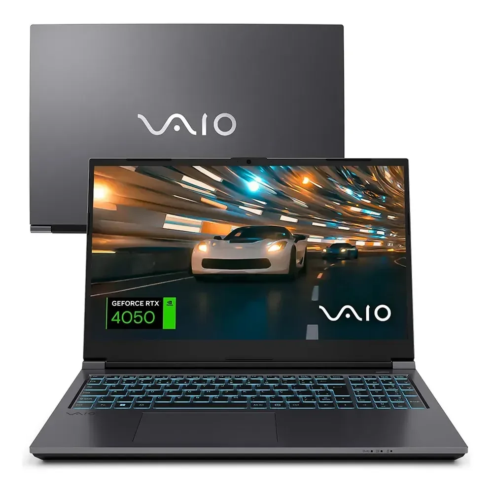 Notebook Vaio Fh15 Intel Core I7 - 13ª Gen Rtx 4050 Linux - 32gb Ram Ddr5 1tb Ssd Wi-fi 6 Tela 15,6 Full Hd Wva 144hz -... Cinza Chumbo