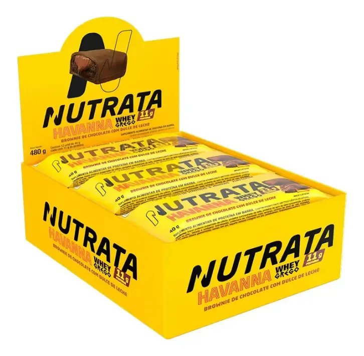 Kit Com 12 Barras Proteicas Havanna Gregobar Doceleite Displ 12un Nutrata