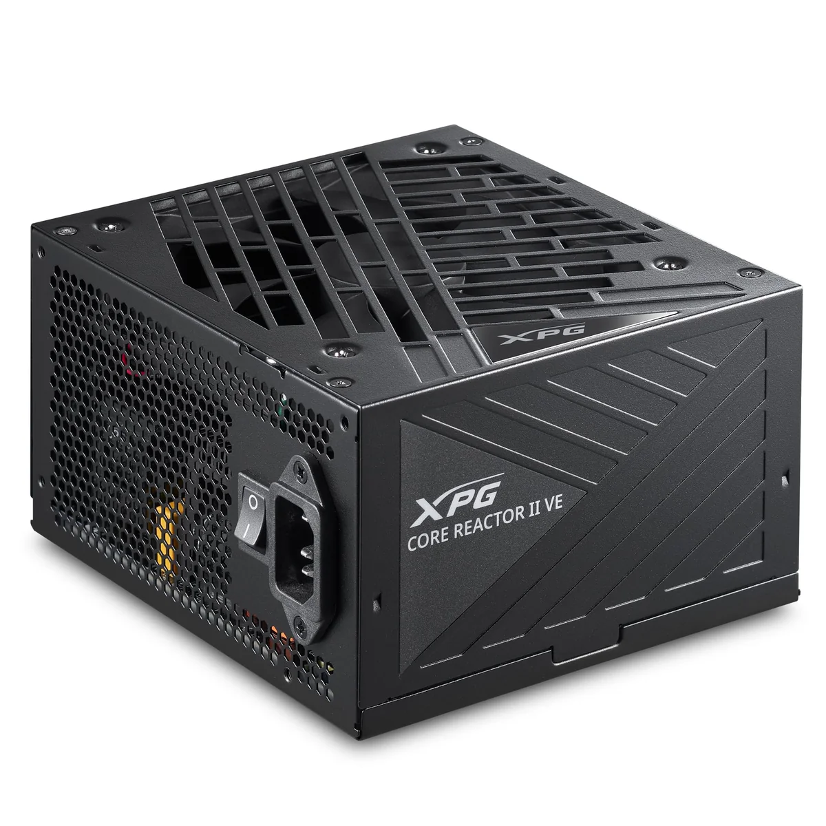 Fonte XPG Core Reactor II VE 850W Fonte de Alimentação ATX – Certificação Gold 80 PLUS e Cybenetics, totalmente modular, compatível com ATX 3.1/PCIe 5.1, conector 12V-2x6 dedicado para GPUs RTX série