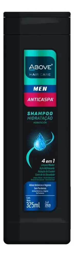 Shampoo Masculino Anticaspa Alivia A Coceira 325ml Above