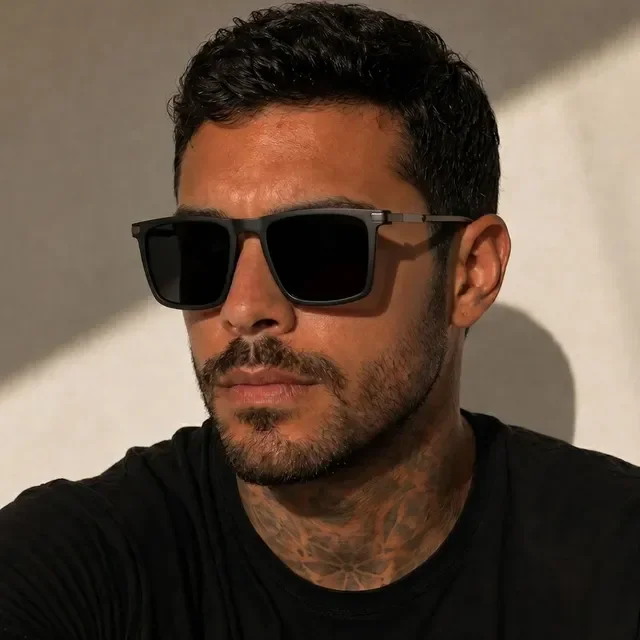 Óculos De Sol Uv400 Original Acetato Unissex Premium  + Case