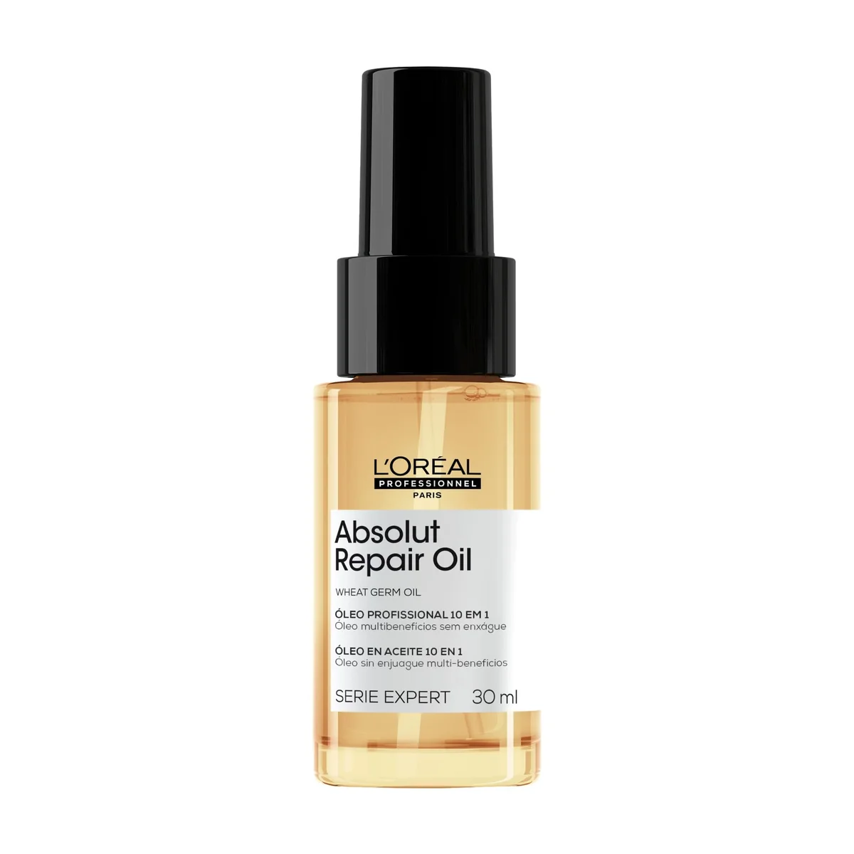 L'Oréal Professionnel Óleo 10 em 1 Absolut Repair | Multi-benefícios para cabelos secos e danificados | Repara e Promove Brilho | Com Gold Quinoa e Proteínas