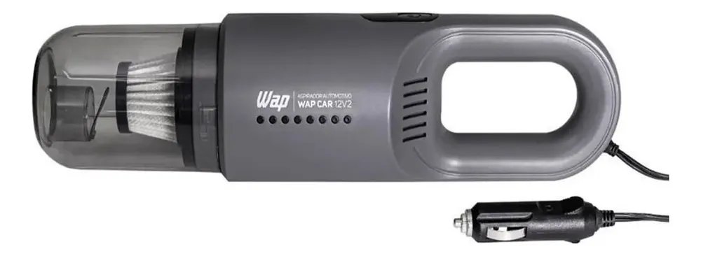 Aspirador De Pó Automotivo Car 12v2 Wap Fw009448 - Cinza  Cinza-escuro 12v