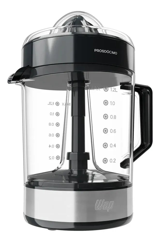 Espremedor de Frutas 1,2L WAP WJ1200 40W com Acionamento Automático e Dois Ajustes de Espremedor 220V