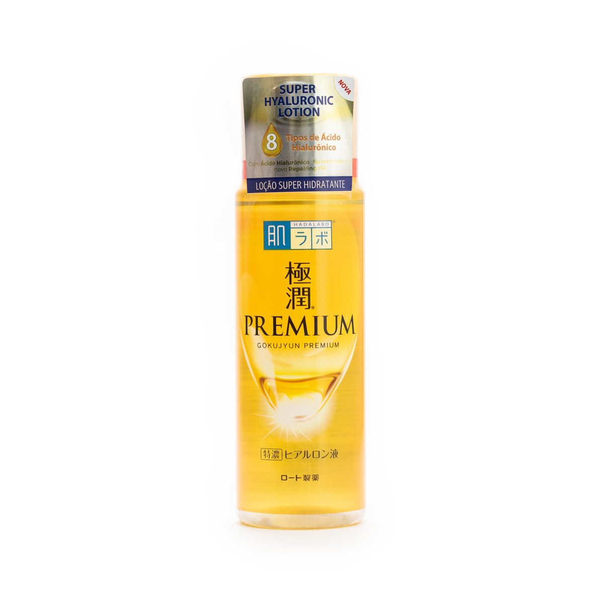Hada Labo® Gokujyun Super Hyaluronic Lotion - Loção Hidratante facial com 8 tipos de Ácido Hialurônico e ingredientes de luxo - Hidratação e reparação profunda