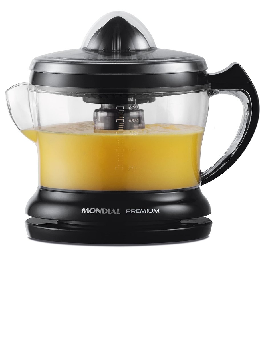 MONDIAL Espremedor Premium, Preto, 30W, 110V - E-02