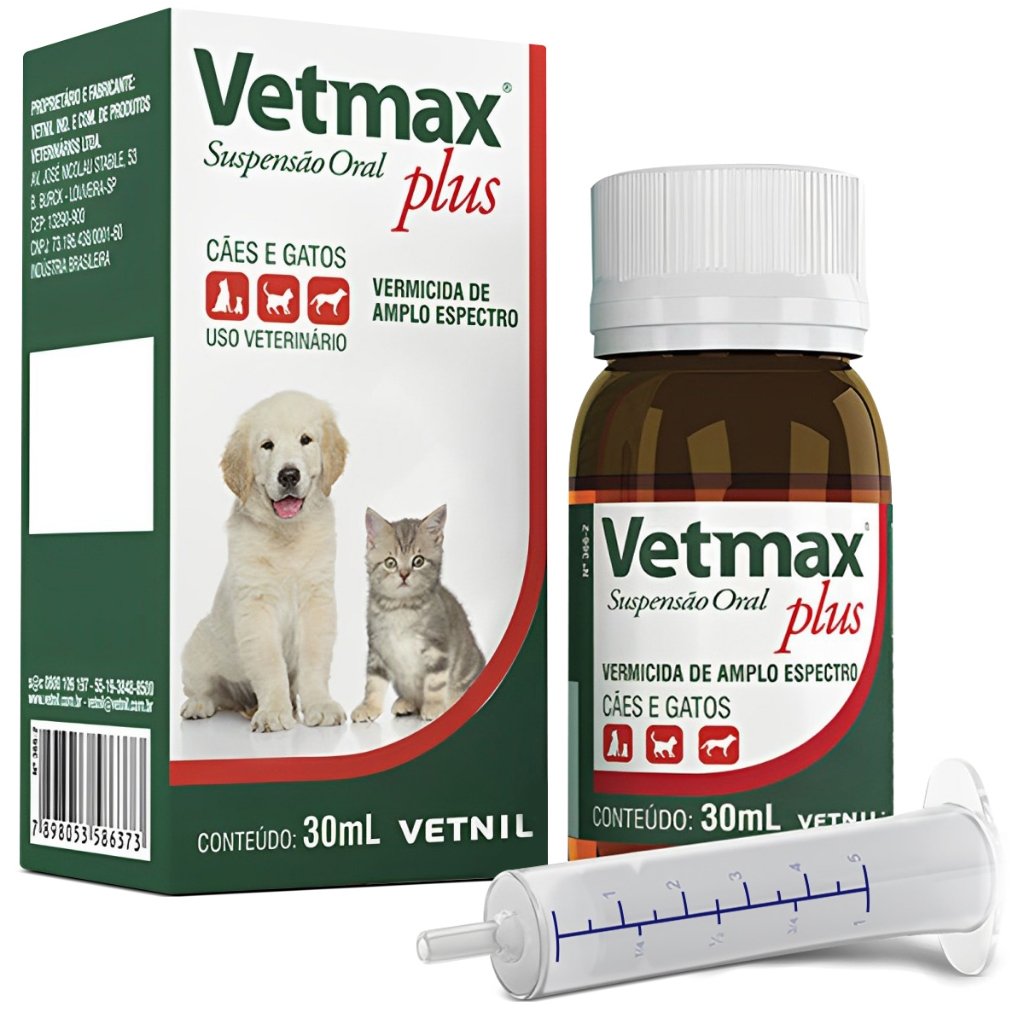 Vetmax Plus Suspensao Oral 30 Ml