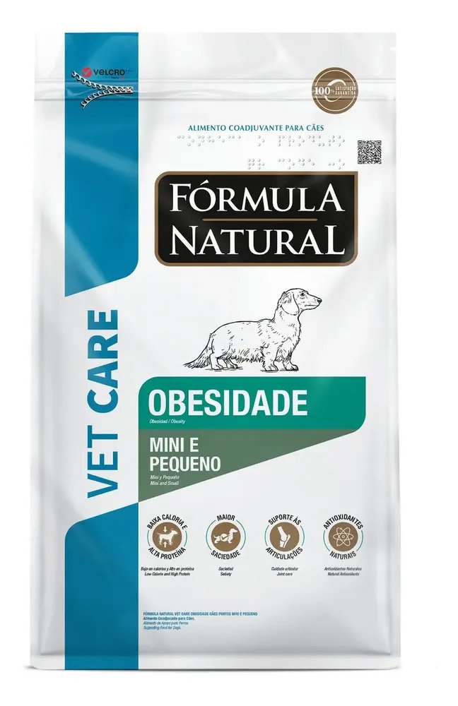 Fórmula Natural Vet Care Fórmula Natural Vet Care Obesidade Portes Mini e Pequeno Cão Adulto Seca