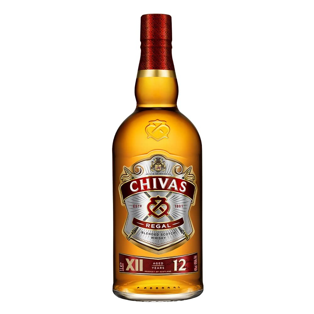 Whisky Chivas Regal 12 anos Blended Escocês - 1 litro