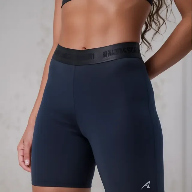 Bermuda Feminina Corrida Fitness Authen Essential 15cm Preta