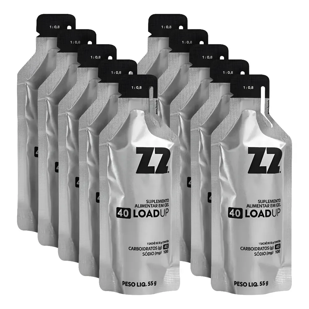 Energy Gel Z2 Original 40 Carb Box 10uni Sachê 55g Original