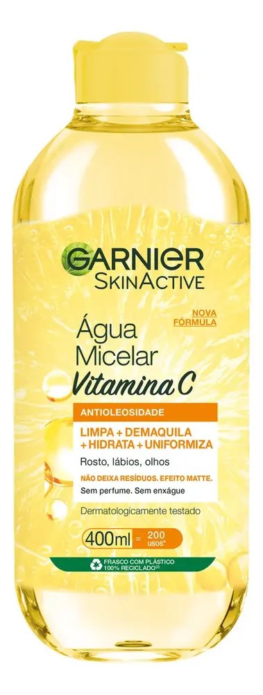 Água Micelar Antioleosidade Vitamina C 400ml Garnier