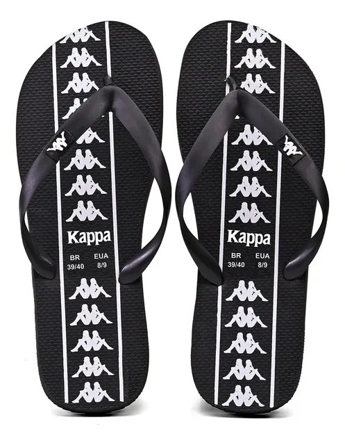 Chinelo Kappa Beach Adulto Unissex Em Borracha
