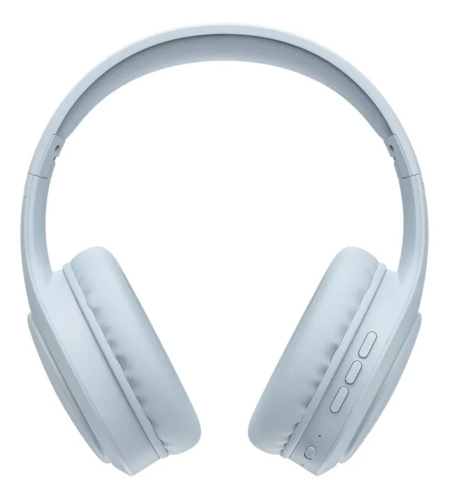 Fone De Ouvido Headphone Dapon H02d Bluetooth 5.1 Over-ear 22 Horas De Bateria Azul Bebê