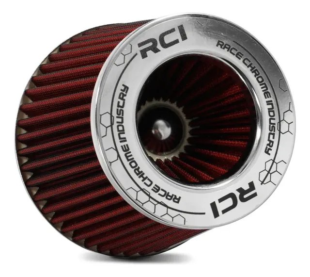 Filtro Ar Esportivo Duplo Fluxo Grande Cônico Universal Rc