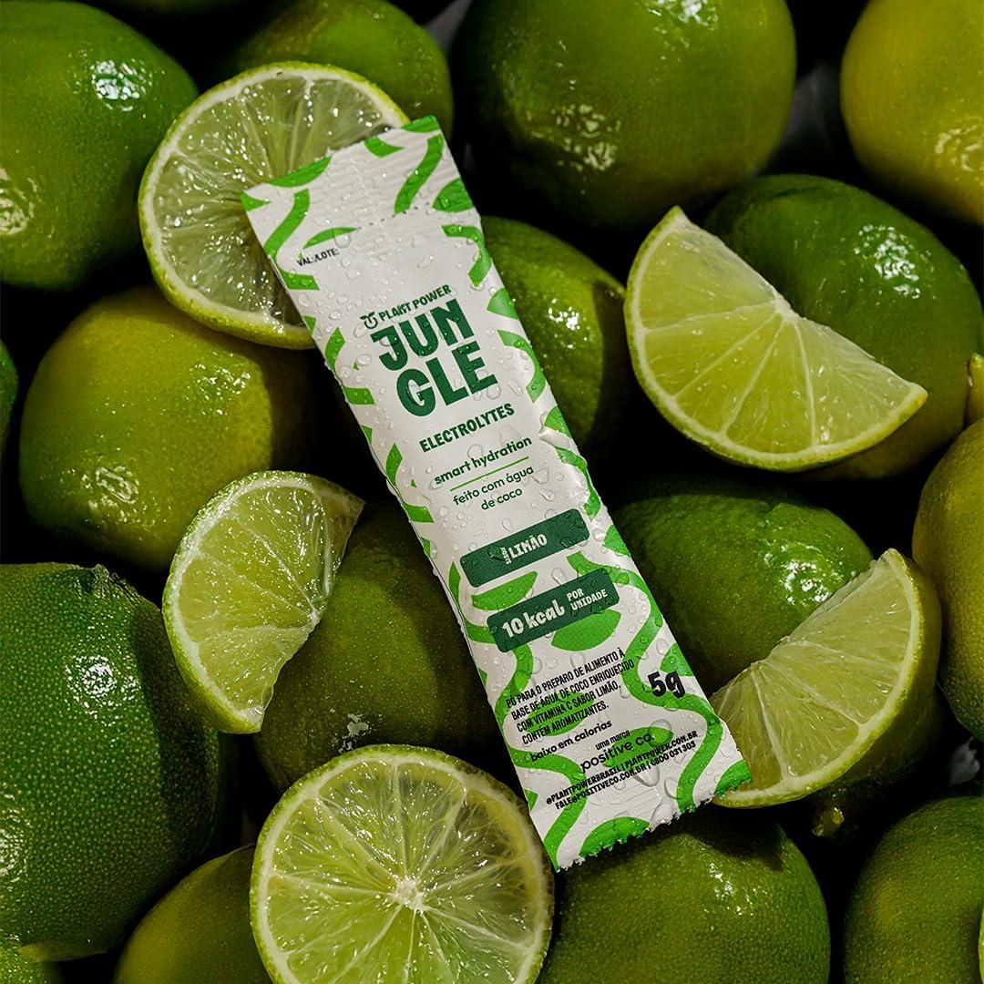 Repositor de Eletrólitos Jungle Electrolytes Limão - Sachê 5g (14 Unidades)