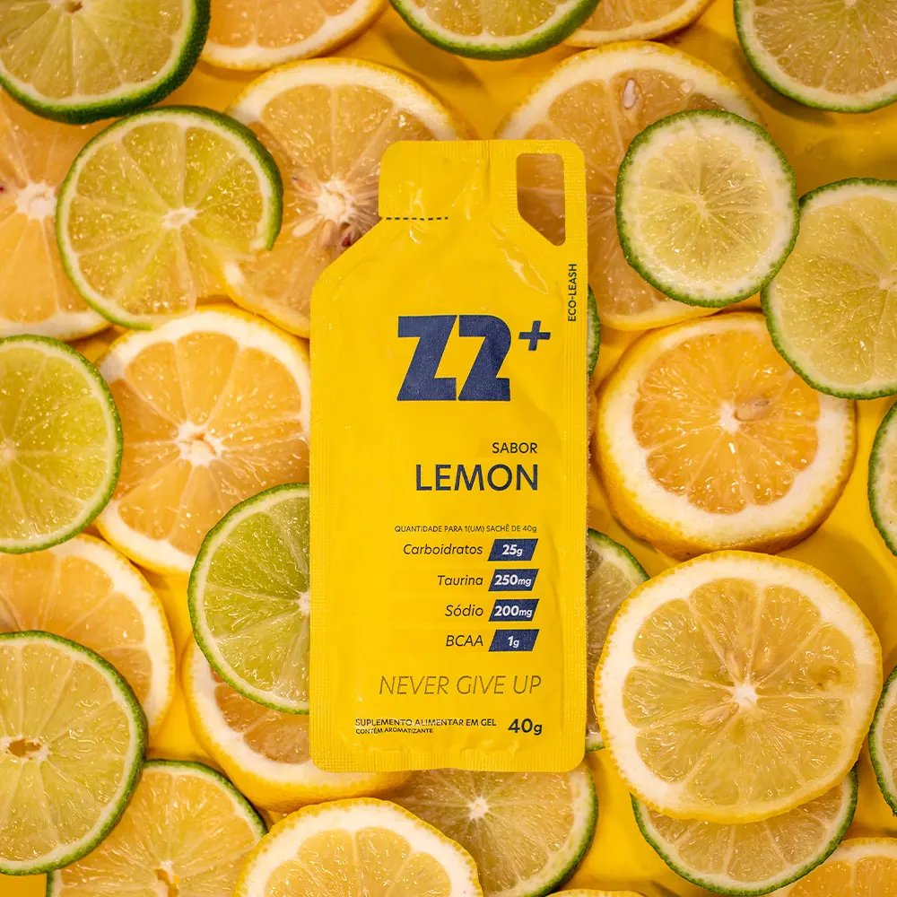 Energy Gel Z2+ Lemon Box 10 Unidades Sabor Limão