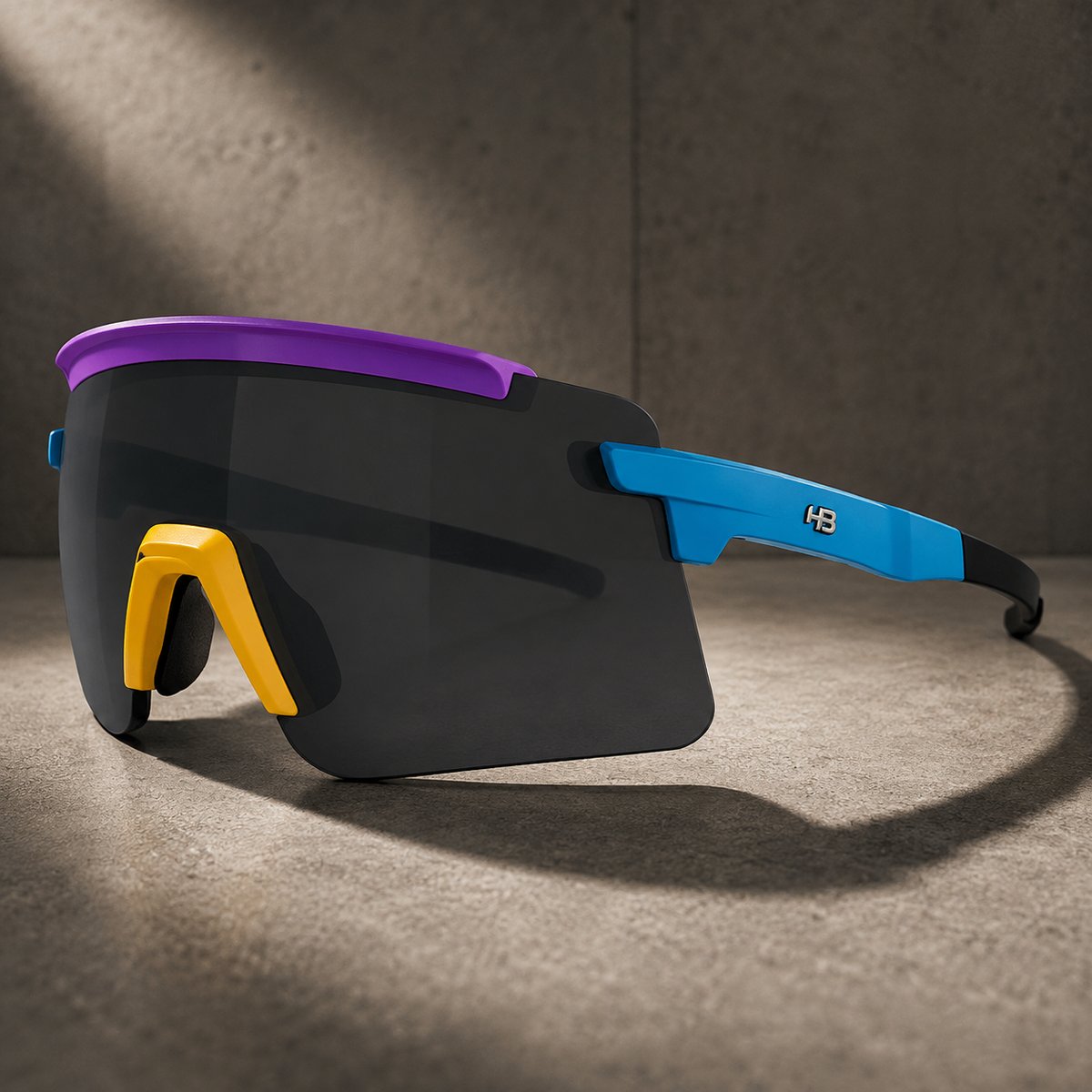 Oculos De Sol Hb Apex Armação Colorful Lente Gray Fumê