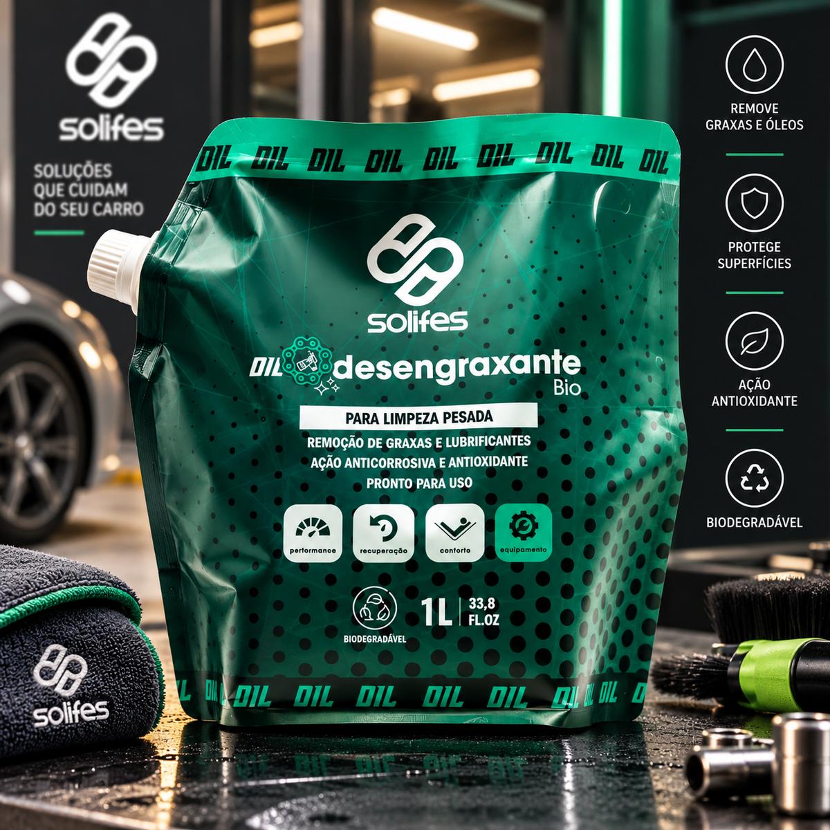 Desengraxante Solifes 1000ml Biodegradável Bike Bicicleta