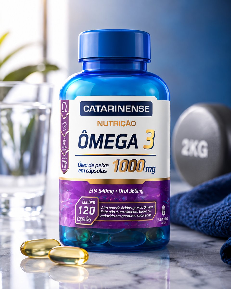 Ômega 3 - 120 Cápsulas - Catarinense