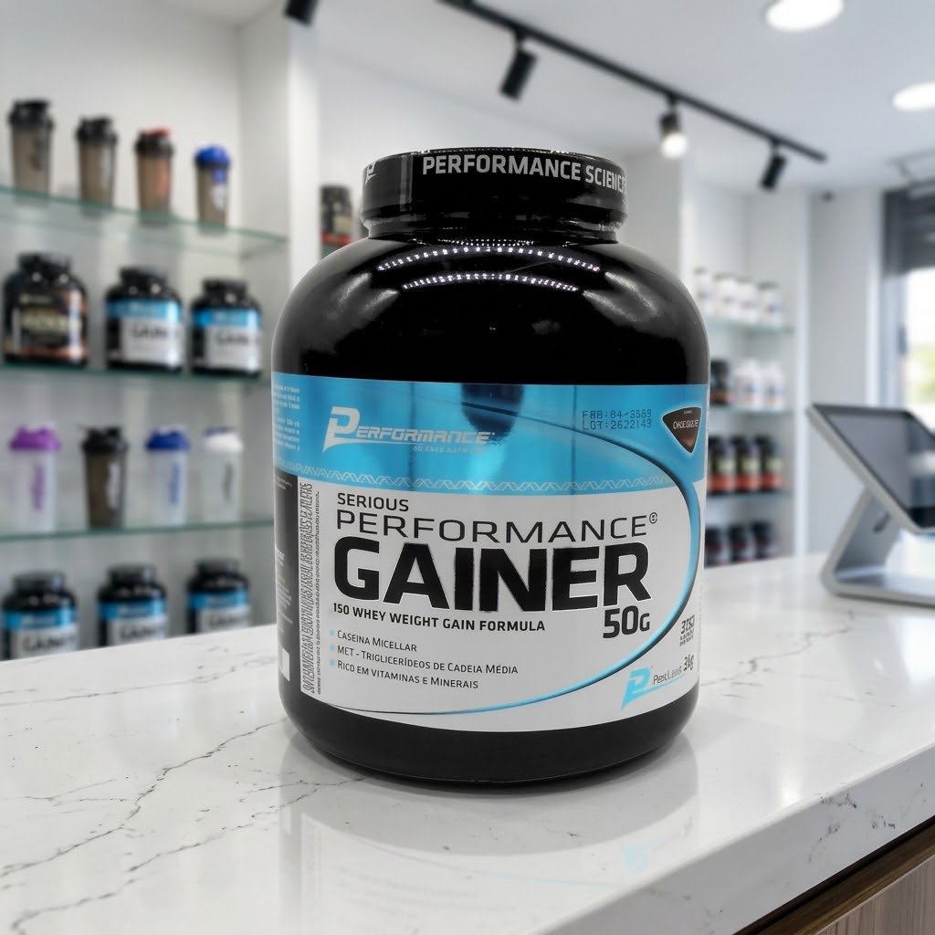 Hipercalórico (Massa) Serious Gainer - 50g de Proteína - Performance Nutrition - 3Kg