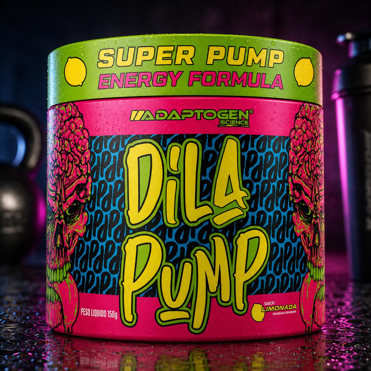 Dila Pump 150g Pré Treino E Vasodilatador - Adaptogen Sabor Limonada
