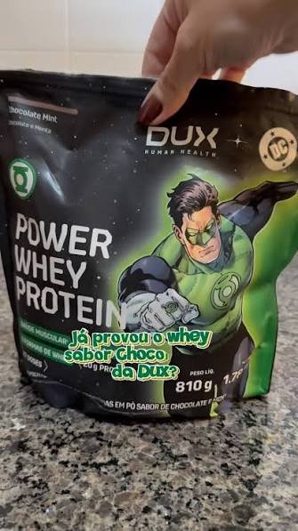 Whey Protein Dux Company Power 810g Pó Chocolate Mint
