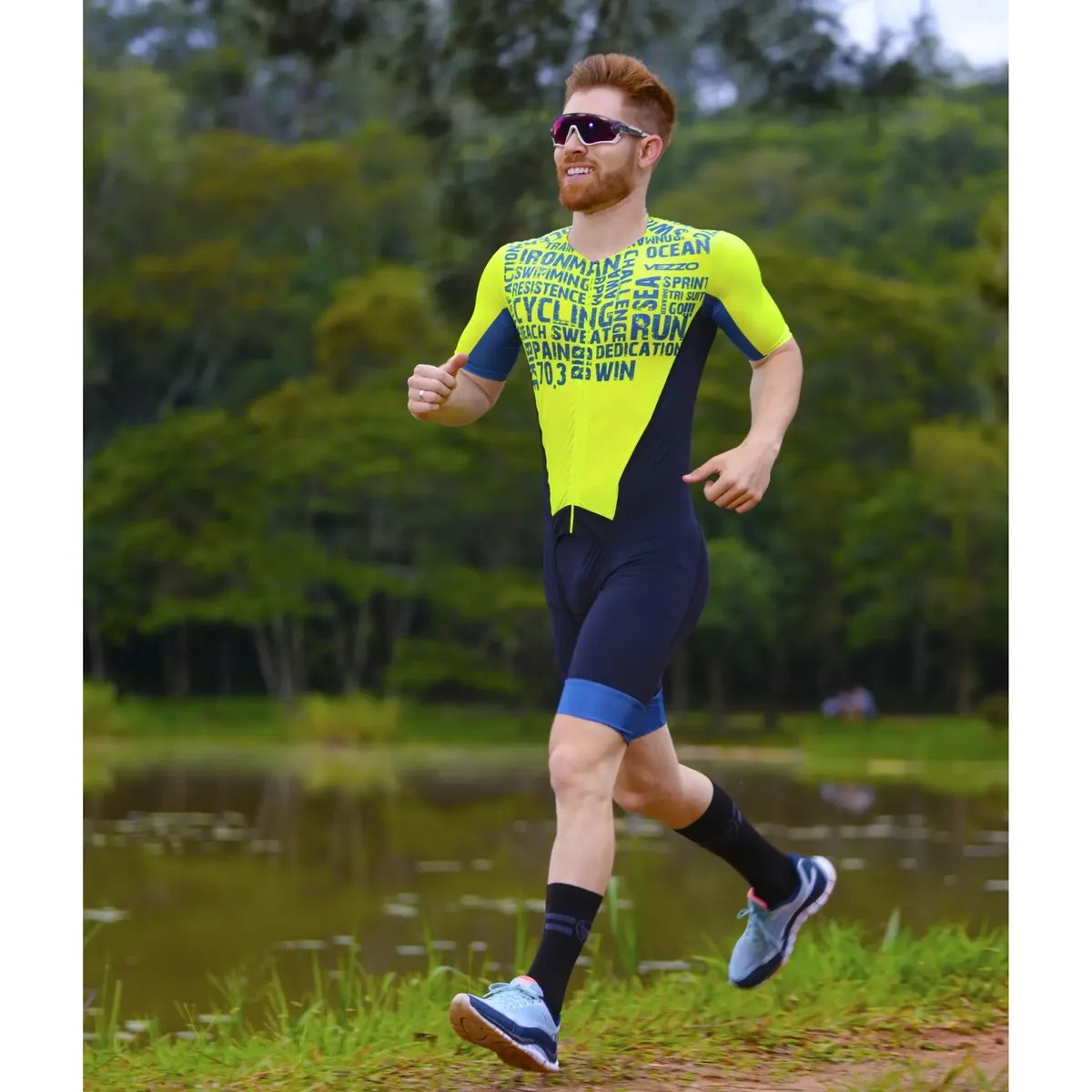 Macaquinho Triathlon Corrida Vezzo 2025 Unissex Performance