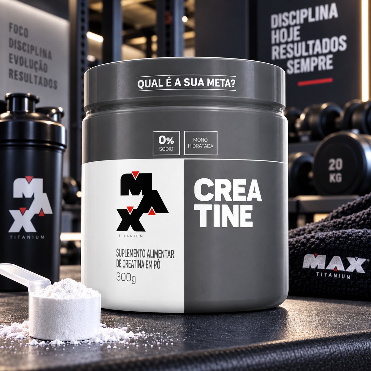 Creatina Monohidratada 300g Pó
