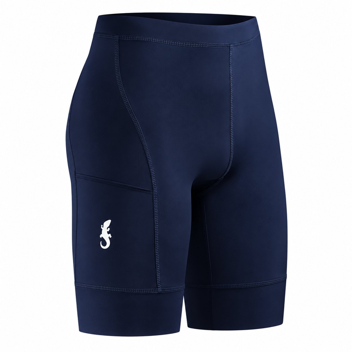 Shorts Compressão Kupaa Masculina Corrida Com Bolsos Azul - M, G e GG